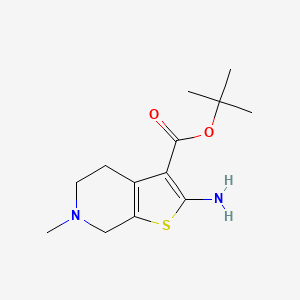 Tert-butyl 2-amino-6-methyl-4,5,6,7-tetrahydrothieno[2,3-c]pyridine-3-carboxylate