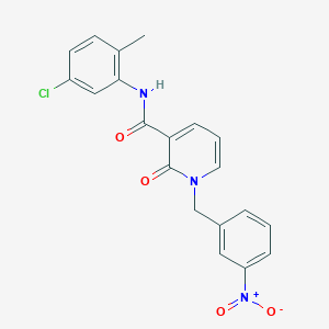 N-(5-chloro-2-methylphenyl)-1-(3-nitrobenzyl)-2-oxo-1,2-dihydropyridine-3-carboxamide