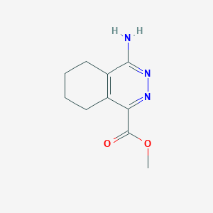 molecular formula C10H13N3O2 B2566201 Methyl 4-amino-5,6,7,8-tetrahydrophthalazine-1-carboxylate CAS No. 2503202-55-7