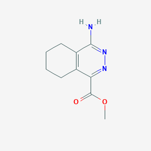 molecular formula C10H13N3O2 B2566201 Methyl-4-Amino-5,6,7,8-Tetrahydrophthalazin-1-carboxylat CAS No. 2503202-55-7