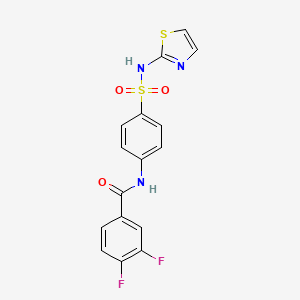 3,4-difluoro-N-[4-(1,3-thiazol-2-ylsulfamoyl)phenyl]benzamide