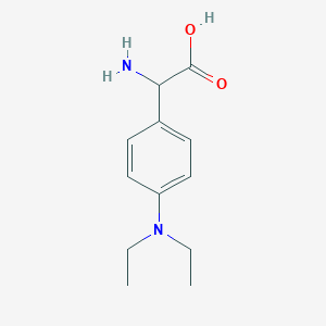 2-Amino-2-[4-(diethylamino)phenyl]acetic acid