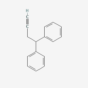 molecular formula C16H14 B2566292 4,4-Diphenyl-1-butyne CAS No. 4286-87-7