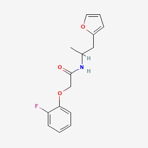 2-(2-fluorophenoxy)-N-[1-(furan-2-yl)propan-2-yl]acetamide