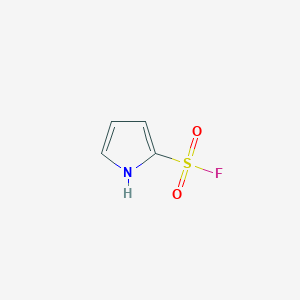 molecular formula C4H4FNO2S B2566361 1H-pyrrole-2-sulfonyl fluoride CAS No. 1909325-87-6