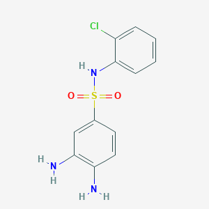3,4-Diamino-N-(2-chloro-phenyl)-benzenesulfonamide