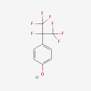 4-(1,1,1,2,3,3,3-Heptafluoropropan-2-yl)phenol