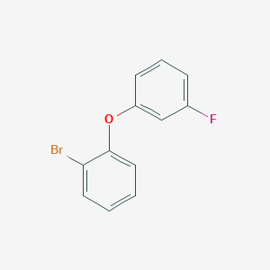 molecular formula C12H8BrFO B2566413 1-Bromo-2-(3-fluorophenoxy)benzene CAS No. 884512-15-6