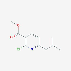 molecular formula C11H14ClNO2 B2566415 2-氯-6-异丁基烟酸甲酯 CAS No. 69945-92-2