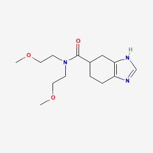 N,N-bis(2-methoxyethyl)-4,5,6,7-tetrahydro-1H-benzo[d]imidazole-5-carboxamide