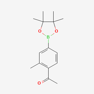 1-[2-Methyl-4-(tetramethyl-1,3,2-dioxaborolan-2-yl)phenyl]ethanone