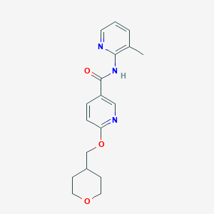 N-(3-methylpyridin-2-yl)-6-((tetrahydro-2H-pyran-4-yl)methoxy)nicotinamide