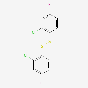 molecular formula C12H6Cl2F2S2 B2566445 二(2-氯-4-氟苯基)二硫化物 CAS No. 132243-22-2
