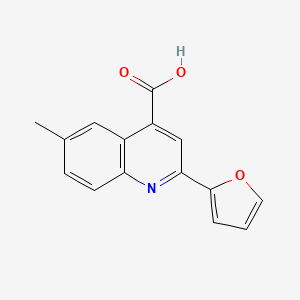 2-(Furan-2-yl)-6-methylquinoline-4-carboxylic acid