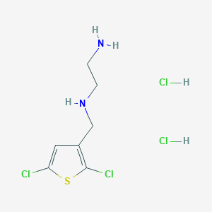 N'-[(2,5-Dichlorothiophen-3-yl)methyl]ethane-1,2-diamine;dihydrochloride