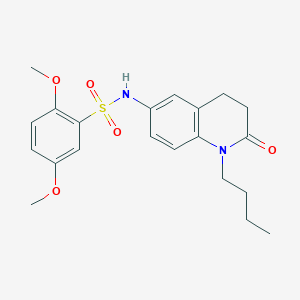 B2566474 N-(1-butyl-2-oxo-1,2,3,4-tetrahydroquinolin-6-yl)-2,5-dimethoxybenzenesulfonamide CAS No. 941955-04-0