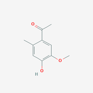 molecular formula C10H12O3 B2566487 1-(4-Hydroxy-5-methoxy-2-methylphenyl)ethanone CAS No. 162853-20-5