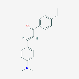 molecular formula C19H21NO B256649 3-[4-(Dimethylamino)phenyl]-1-(4-ethylphenyl)-2-propen-1-one 