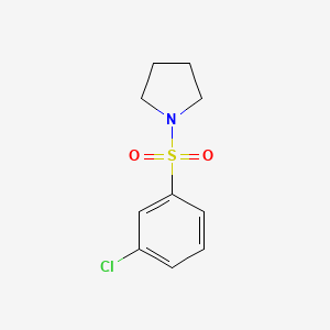 molecular formula C10H12ClNO2S B2566491 1-(3-Chlorophenyl)sulfonylpyrrolidine CAS No. 670271-99-5