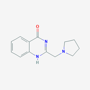 molecular formula C13H15N3O B256651 2-(pyrrolidin-1-ylmethyl)-1H-quinazolin-4-one 