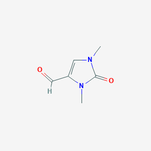 molecular formula C6H8N2O2 B2566519 1,3-Dimethyl-2-oxo-2,3-dihydro-1H-imidazole-4-carbaldehyde CAS No. 1006591-41-8