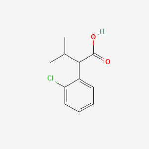 molecular formula C11H13ClO2 B2566556 2-(2-氯苯基)-3-甲基丁酸 CAS No. 1181645-75-9