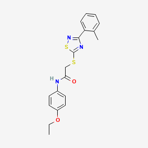 N-(4-ethoxyphenyl)-2-((3-(o-tolyl)-1,2,4-thiadiazol-5-yl)thio)acetamide