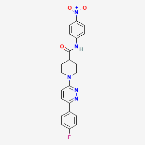 1-[6-(4-fluorophenyl)pyridazin-3-yl]-N-(4-nitrophenyl)piperidine-4-carboxamide