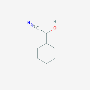 molecular formula C8H13NO B2566583 2-Cyclohexyl-2-hydroxyacetonitrile CAS No. 4354-47-6