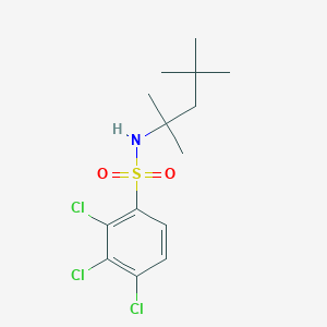 (1,1,3,3-Tetramethylbutyl)[(2,3,4-trichlorophenyl)sulfonyl]amine