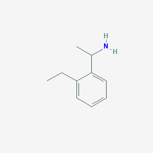 molecular formula C10H15N B2566677 1-(2-乙基苯基)乙胺 CAS No. 807265-50-5