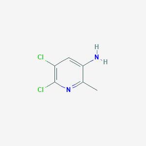 molecular formula C6H6Cl2N2 B2566730 5,6-Dichloro-2-methylpyridin-3-amine CAS No. 2230279-22-6