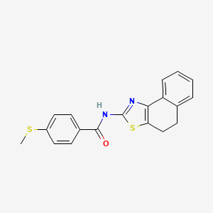 N-(4,5-dihydrobenzo[e][1,3]benzothiazol-2-yl)-4-methylsulfanylbenzamide