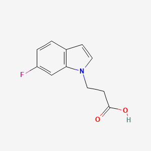 3-(6-fluoro-1H-indol-1-yl)propanoic acid