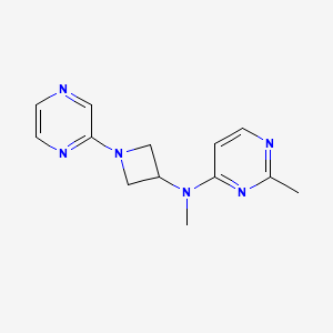 N,2-Dimethyl-N-(1-pyrazin-2-ylazetidin-3-yl)pyrimidin-4-amine