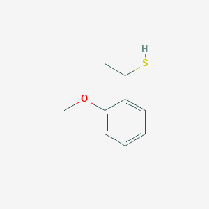 molecular formula C9H12OS B2566815 1-(2-Methoxyphenyl)ethane-1-thiol CAS No. 850465-54-2