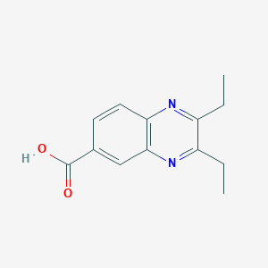 molecular formula C13H14N2O2 B2566825 2,3-Diethylquinoxaline-6-carboxylic acid CAS No. 694506-87-1