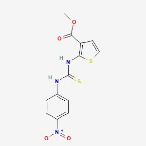 Methyl 2-{[(4-nitroanilino)carbothioyl]amino}-3-thiophenecarboxylate