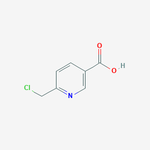 molecular formula C7H6ClNO2 B2566862 6-(Chloromethyl)nicotinic acid CAS No. 148258-27-9