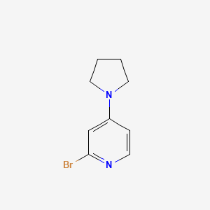 molecular formula C9H11BrN2 B2566874 2-溴-4-(吡咯烷-1-基)吡啶 CAS No. 230618-42-5