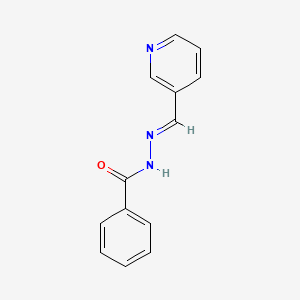 molecular formula C13H11N3O B2566897 N'-(3-pyridinylmethylene)benzohydrazide CAS No. 1215-53-8