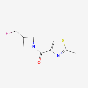 (3-(Fluoromethyl)azetidin-1-yl)(2-methylthiazol-4-yl)methanone