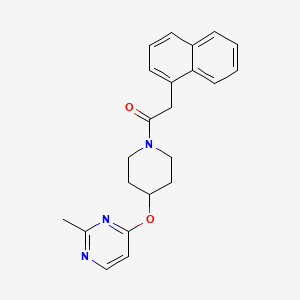 1-(4-((2-Methylpyrimidin-4-yl)oxy)piperidin-1-yl)-2-(naphthalen-1-yl)ethanone