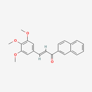 1-(2-Naphthyl)-3-(3,4,5-trimethoxyphenyl)prop-2-en-1-one