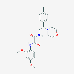 N1-(2,4-dimethoxyphenyl)-N2-(2-morpholino-2-(p-tolyl)ethyl)oxalamide