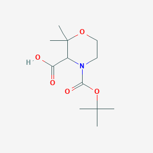 4-(Tert-butoxycarbonyl)-2,2-dimethylmorpholine-3-carboxylic acid