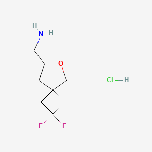 (2,2-Difluoro-6-oxaspiro[3.4]octan-7-yl)methanamine;hydrochloride