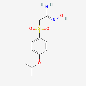 N-Hydroxy-2-(4-isopropoxy-benzenesulfonyl)-acetamidine