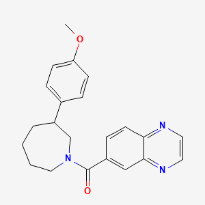 (3-(4-Methoxyphenyl)azepan-1-yl)(quinoxalin-6-yl)methanone
