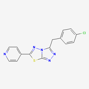 3-(4-Chlorobenzyl)-6-(pyridin-4-yl)-[1,2,4]triazolo[3,4-b][1,3,4]thiadiazole